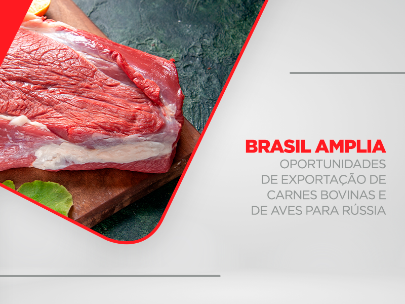 Brasil amplia oportunidades de exportação de carnes bovinas e de aves para Rússia