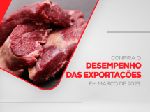 Confira o desempenho das exportações de carne em março de 2023